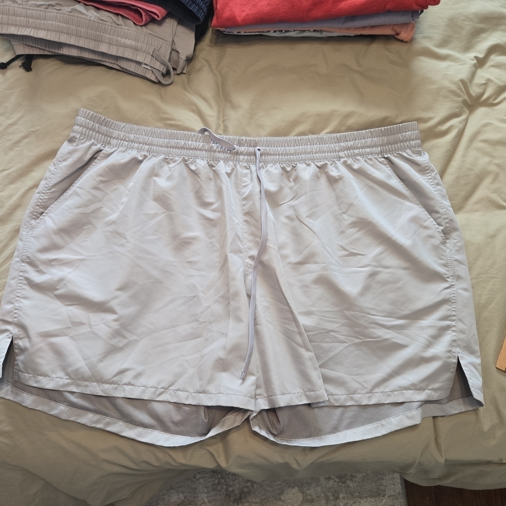 Tek Gear Light Gray Athletic Shorts